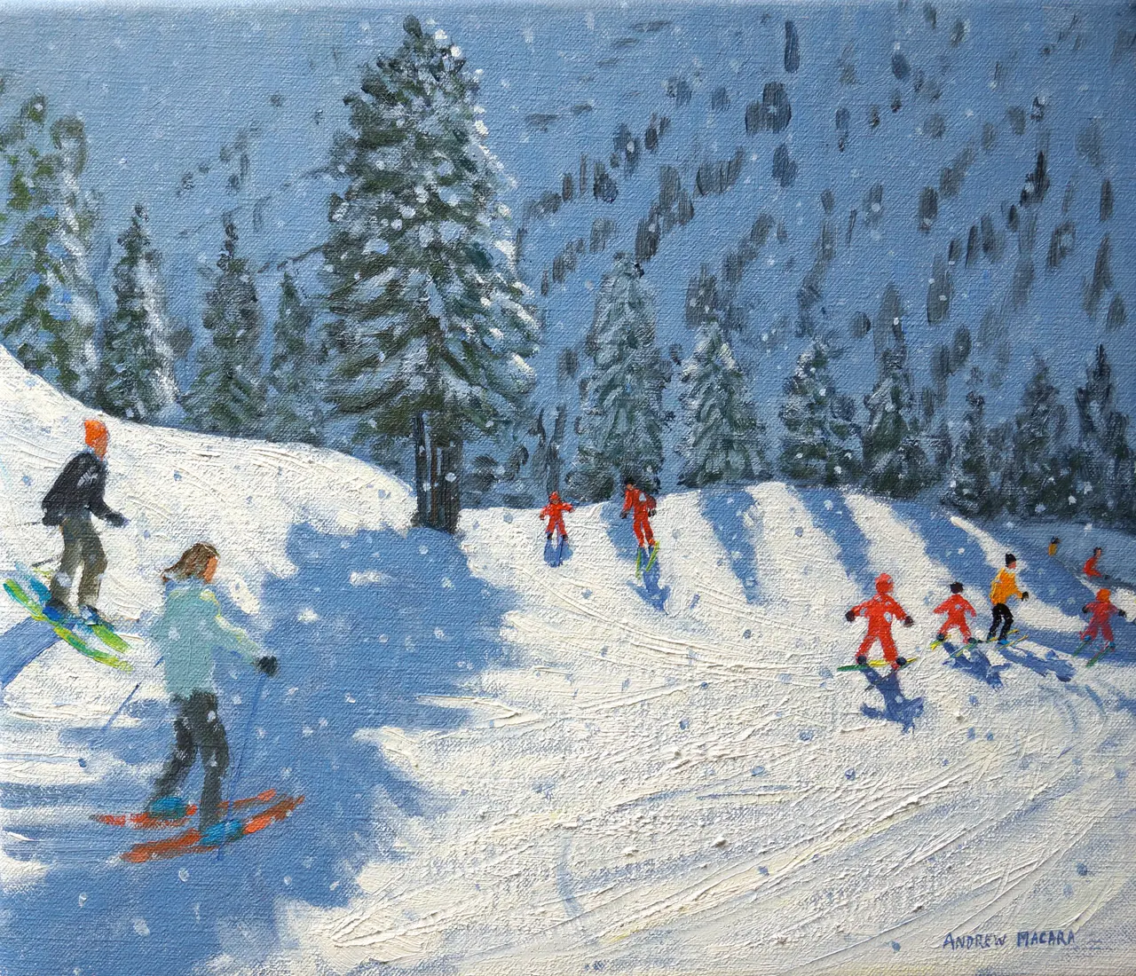 Andrew Macara - falling snow, kitzbuhl